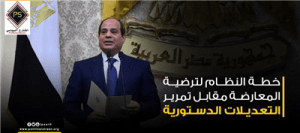 خطة النظام لترضية المعارضة مقابل تمرير التعديلات الدستورية