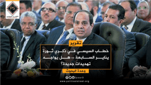 خطاب السيسي في ذكري ثورة يناير السابعة .. هل يواجه تهديدات جديدة؟