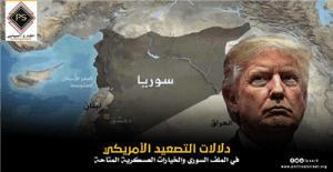 دلالات التصعيد الأمريكي في الملف السوري والخيارات العسكرية المتاحة