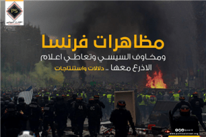 مظاهرات فرنسا ومخاوف السيسي وتعاطي اعلام الاذرع معها .. دلالات واستنتاجات