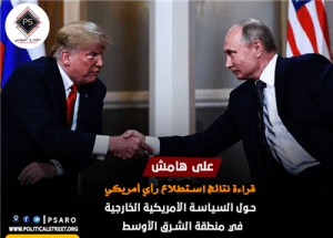 على هامش : قراءة نتائج استطلاع رأي أمريكي حول السياسة الأمريكية الخارجية في منطقة الشرق الأوسط