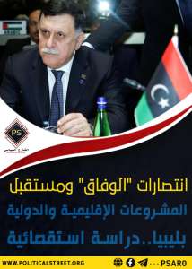 انتصارات “الوفاق” ومستقبل المشروعات الإقليمية والدولية بليبيا..دراسة استقصائية