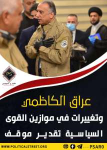 عراق الكاظمي وتغييرات في موازين القوى السياسية تقدير موقف
