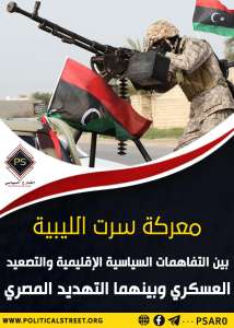 معركة سرت الليبية بين التفاهمات السياسية الإقليمية والتصعيد العسكري  وبينهما التهديد المصري