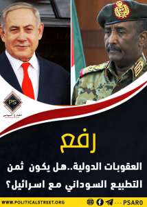 رفع العقوبات الدولية..هل يكون ثمن التطبيع السوداني مع إسرائيل؟