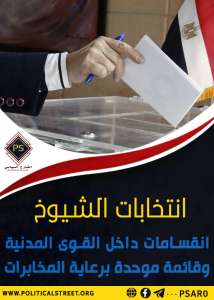 انتخابات الشيوخ انقسامات داخل القوى المدنية وقائمة موحدة برعاية المخابرات