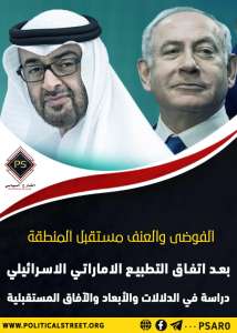 الفوضى والعنف مستقبل المنطقة بعد اتفاق التطبيع الإماراتي الإسرائيلي دراسة في الدلالات والأبعاد والآفاق المستقبلية