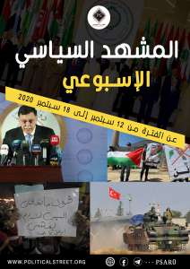 المشهد السياسى  عن الفترة من 12 سبتمبر إلى 18 سبتمبر 2020