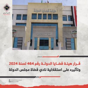 قرار هيئة قضايا الدولة رقم 464 لسنة 2024 وتأثيره على استقلالية نادي قضاة مجلس الدولة