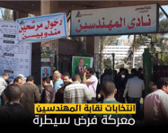 انتحابات نقابة المهندسين معركة فرض سيطرة