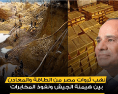 نهب ثروات مصر من الطاقة والمعادن.. بين هيمنة الجيش ونفوذ المخابرات