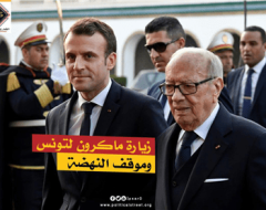 زيارة ماكرون لتونس وموقف النهضة
