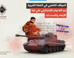 الموقف الشعبي في الضفة الغربية من العدوان الإسرائيلي علي غزة: الأبعاد والمحددات