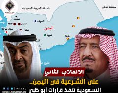 الانقلاب الثاني على الشرعية فى اليمن .. السعودية تنفذ قرارات أبوظبي